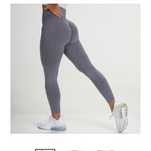 NVGTN grey seamless workout leggings
